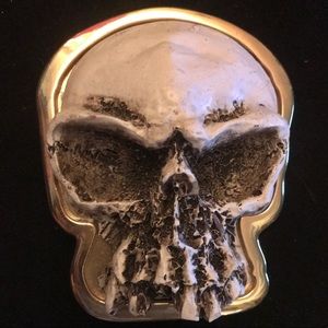 Bad-ass scull belt buckle